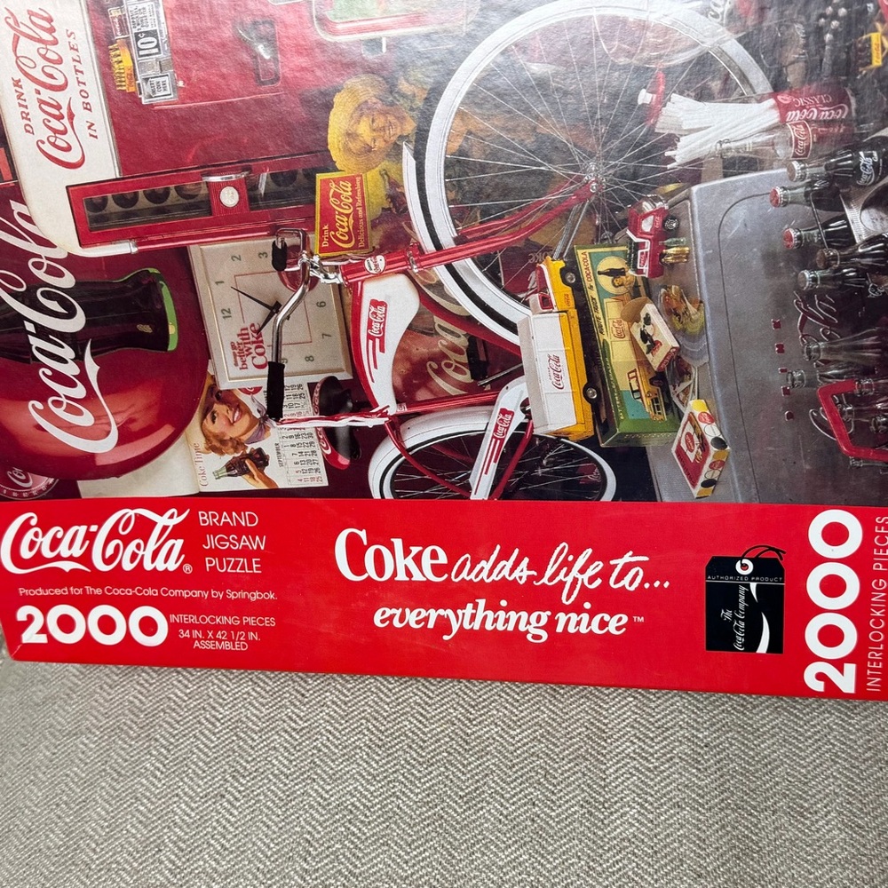 SPRINGBOC Coca-Cola Jigsaw Puzzle Vintage - Picture 6 of 7